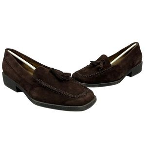 Etienne Aigner - Suede - Brown Loafers - Size 7.5